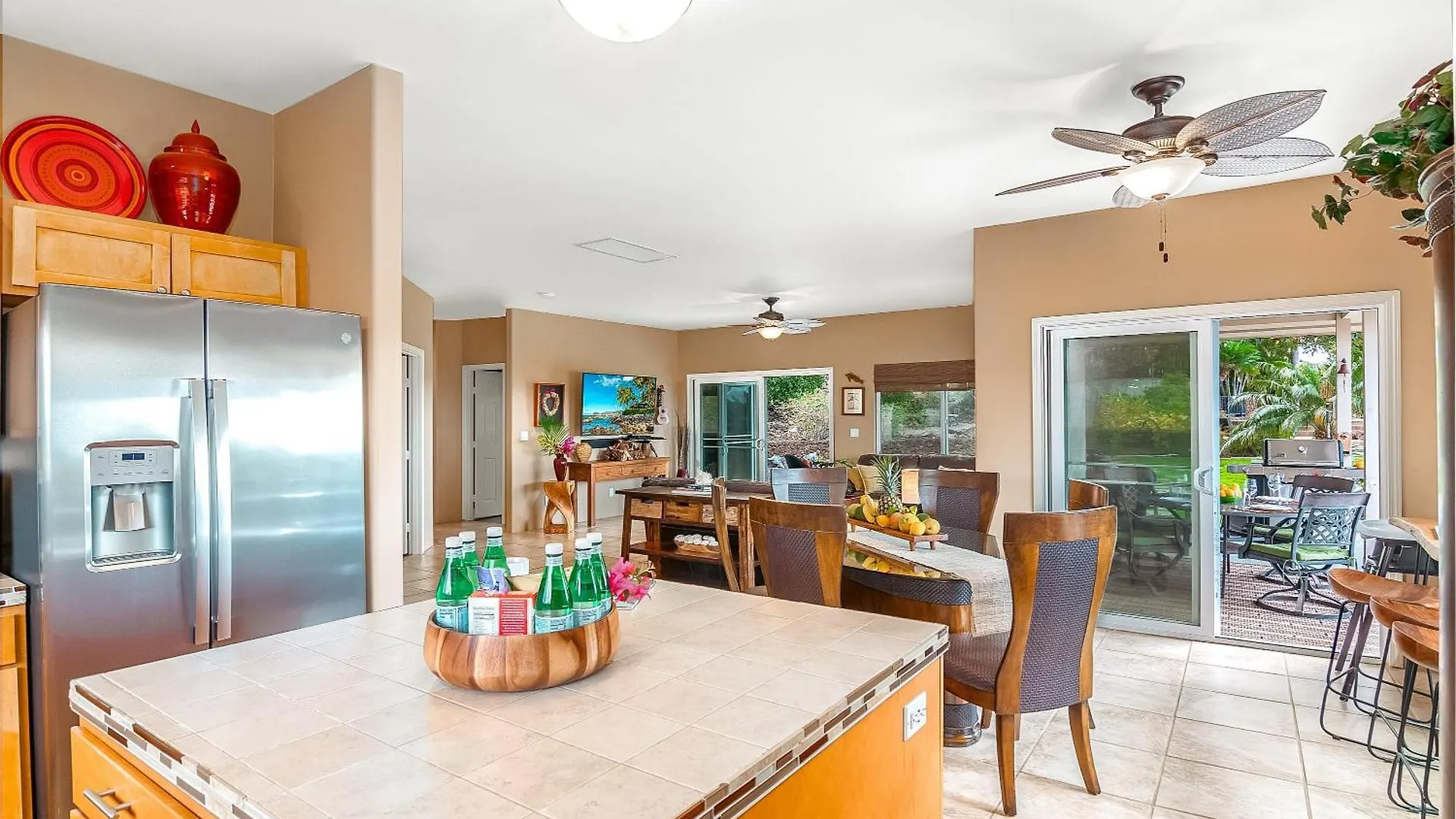 1 Acre Private Resort 4 Bed 3 Bath Cinema Spa Waikoloa Holiday home